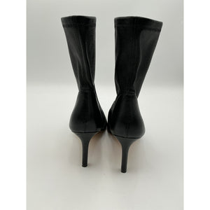 Stuart Weitzman Polish Black City 75 Stretch Bootie Size 7.5