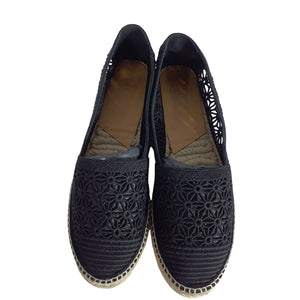 Castañer Corded Lace Black Kery Espadrilles Size 40/ US 9