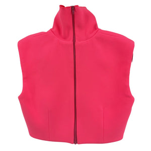 Alex Perry Structured Neon Pink Blake Top Size AU 4