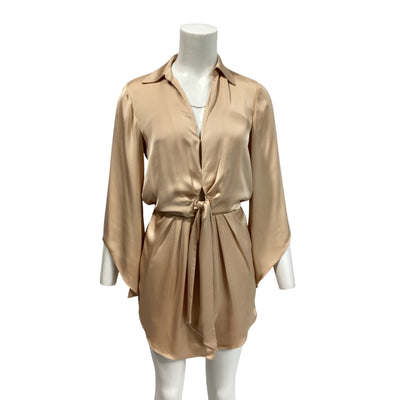 Ramy Brook Sleek Buttercream Penny Dress Size XXS