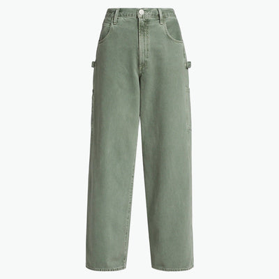 Agolde 'Magda' Green Cotton Denim Carpenter Denim Jean Size 26