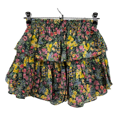 LoveShackFancy Tiered Night Sky Glow Ruffle Skirt Size S