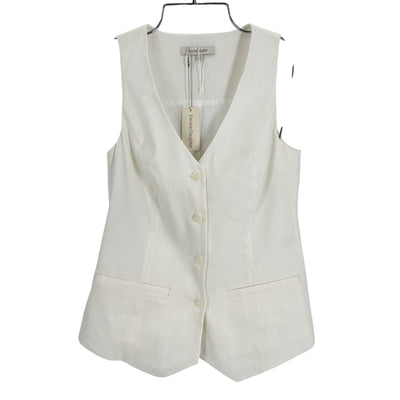 Favorite Daughter Tailored White Jones Vest Size XS