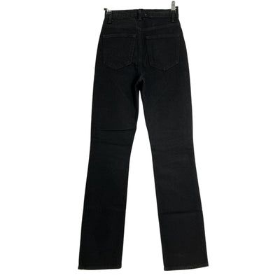Reformation High-Rise Bootcut Black Donna Denim Jeans Size 24