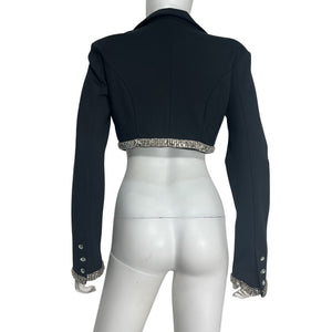 Retrofête Embellished Black Neely Blazer Size XS