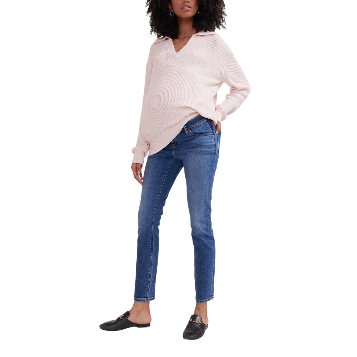 Hatch Slim Indigo Maternity Denim Jeans Size 25