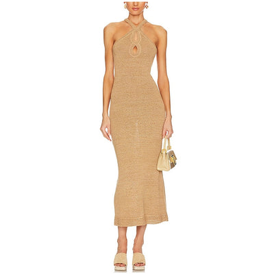 Significant Other Knit Tan Saoirse Dress Size 6