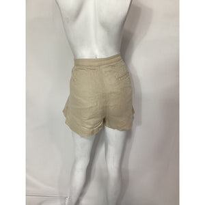 L'Academie 'Allana' Beige Cotton Skort Size XL