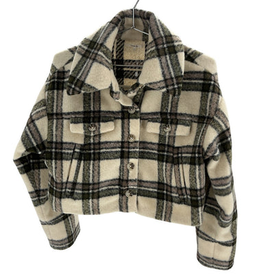 Tularosa Plaid Green Multi Josie Coat Size S