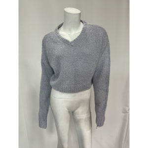 Reformation 'Wenda' Purple V Neck Sweater Size S