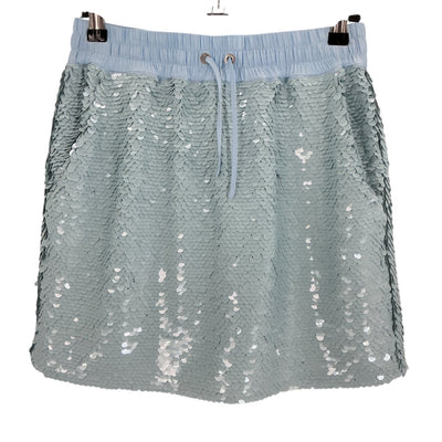 Cinq à Sept Sequin Blue Esti Skirt Size XS