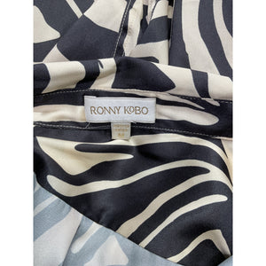 Ronny Kobo Bold Zebra Rico Top Size M