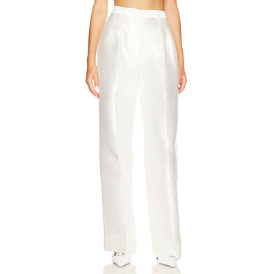 Ronny Kobo Tailored Ivory Carrine Pants Size M