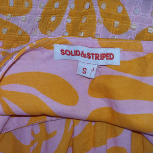 Solid & Striped Vibrant Multi Amelia Mini Size S Dress