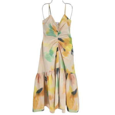 A.L.C. Ruched Multicolor Lindsey Dress Size 4