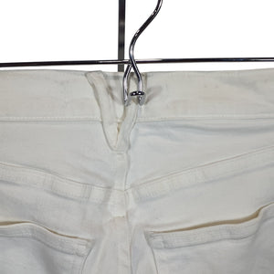 Veronica Beard High Rise Slim Straight White Ryleigh Size 25 Cotton Blend Denim Jeans