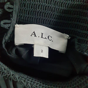 A.L.C. Pleated Black Renzo Size 2 Dress