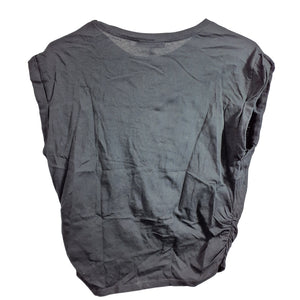 Frame Knotted Noir Roll Sleeve Tee Size M Shirt