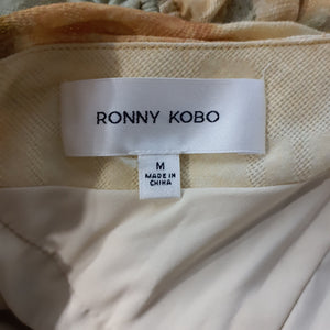Ronny Kobo Chic Yellow Topaz Size M Dress
