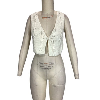 House Of Harlow 1960 Chic Ivory Claritza Size L Vest
