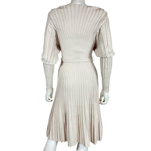 Trina Turk Ribbed Beige Ava Dress Size XS