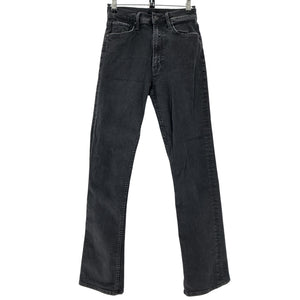 Mother High Rise Black Rider Skimp Straight Leg Denim Jeans Size 24