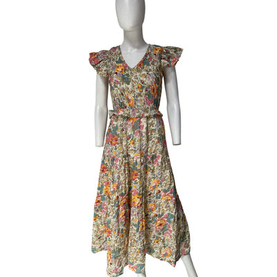 Sea New York Floral Multicolor Ines Dress Size 0