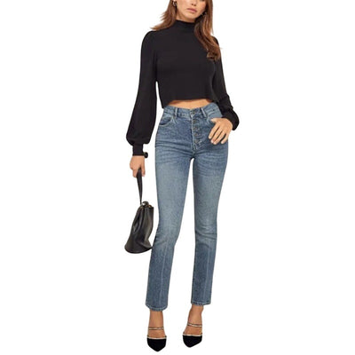 Reformation High Rise Blue Liza Denim Jeans Size 24