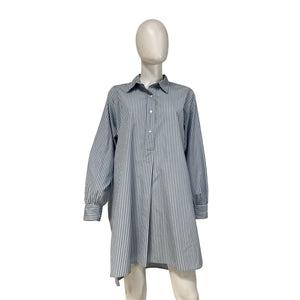 Dôen 'Jora' Blue Cotton Dress Size M