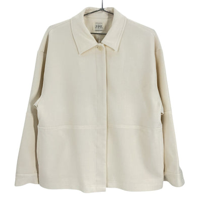 Dissh Longline Beige Jac Trucker Jacket Size 4