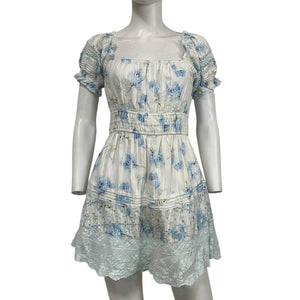 Loveshackfancy Floral Santa Rosa River Lilium Mini Dress Size XS
