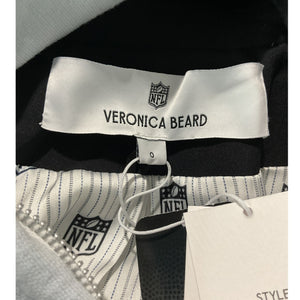 Veronica Beard Tailored Black & Silver Raiders Dickey Blazer Size 0 NWT