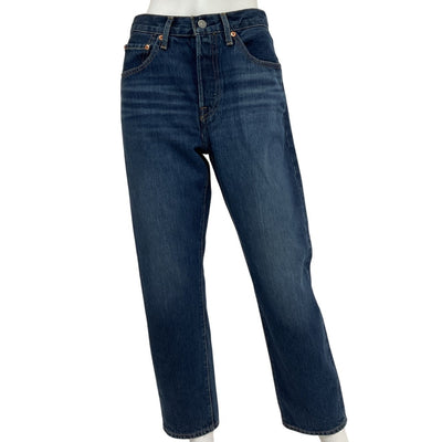Levi's Premium Up To No Good 501 Original Cropped Denim Jeans Size 26 NWT