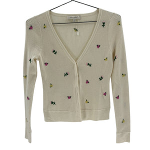 Favorite Daughter Embroidered Multicolor Athena Cardigan Sweater Size XS