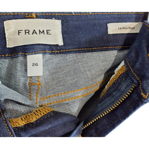 Frame Classic Dark Blue Le Mini Boot Size 26 Denim Jeans