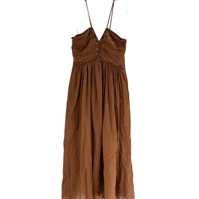 A.l.c. Crocheted Brown Rumi Dress Size 6