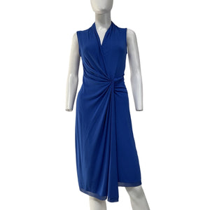 Kobi Halperin Draped Blue Sandra Dress Size XS