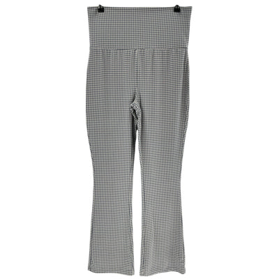 Hatch Houndstooth Multicolor Ultimate Before During And After Crop Flare Pants Size XS