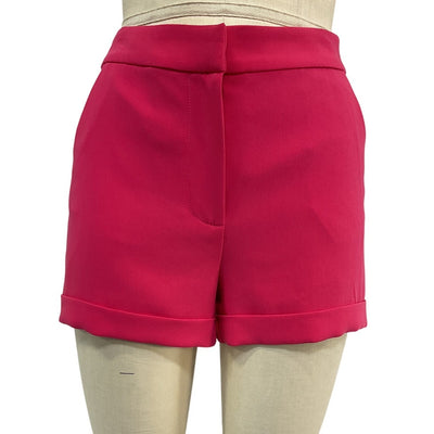 Cinq à Sept Crepe Berry Jam Elaine Shorts Size 4