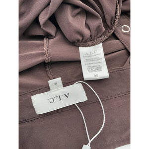 A.L.C. Ruched Brown Larsen Size M Dress