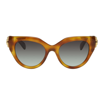 Gucci Chic Brown Cat Eye Sunglasses