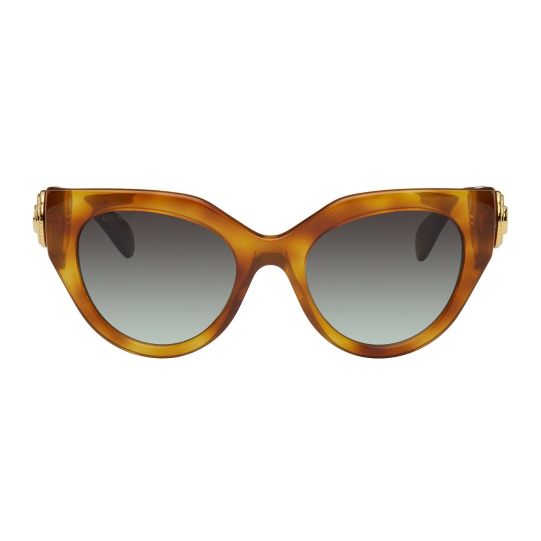 Gucci Chic Brown Cat Eye Sunglasses