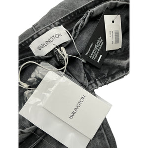16Arlington High Rise Flared Charcoal Maroa Denim Jeans Size 6 NWT