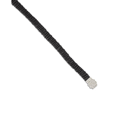 Sandro Ruched Black Cicily Belt Size 1 / S