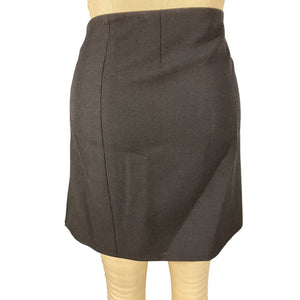 A.L.C. Pleated Black Callen Skirt Size 10