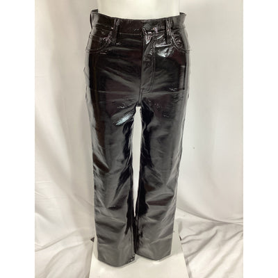 Pistola 'Cassie' Super High Rise Straight Faux Leather Pant Size 26