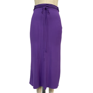 Iro Chic Purple Zimon Midi Skirt Size 36 EU / US 4 NWT