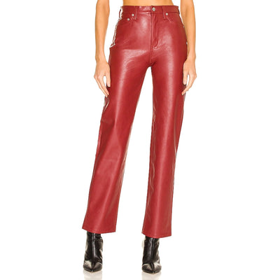 Pistola Sleek Burgundy Cassie Pants Size 27