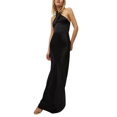 Veronica Beard 'Alberta' Black Silk Evening Gown Size 10