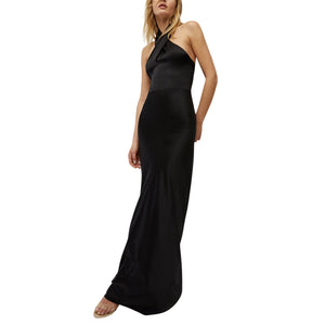 Veronica Beard 'Alberta' Black Silk Evening Gown Size 10